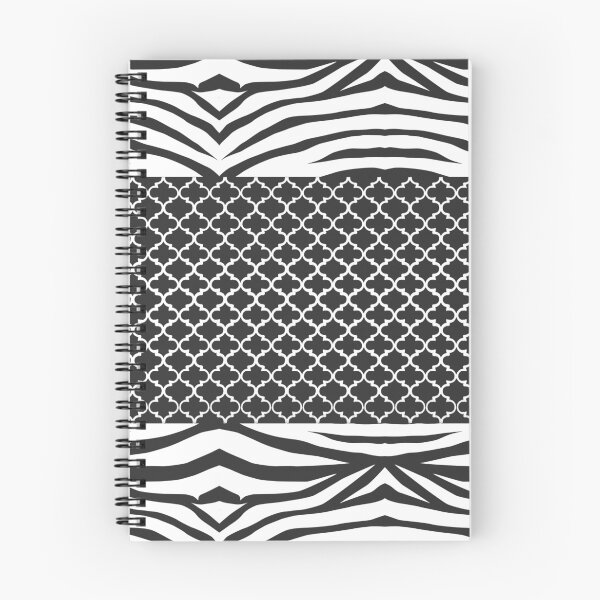 Item preview, Elegant Modern Black & White Zebra and Quatrefoil designed and sold by Blkstrawberry.
