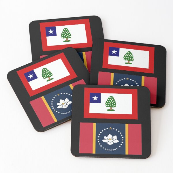 Item preview, Mississippi Flag Set -- New Magnolia Flag 2020 & Original 1861-1865 Flag designed and sold by greg5000.