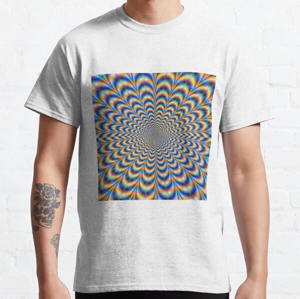 Optical illusion trip, optical art Classic T-Shirt