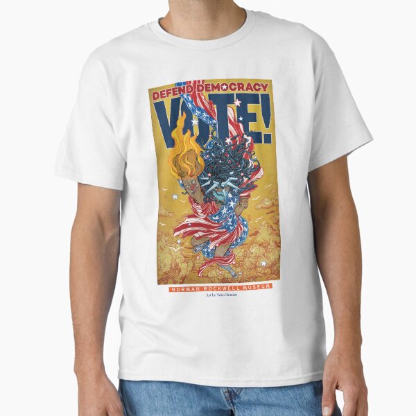 Yuko Shimizu Defend Democracy (Lady Liberty) Classic T-Shirt