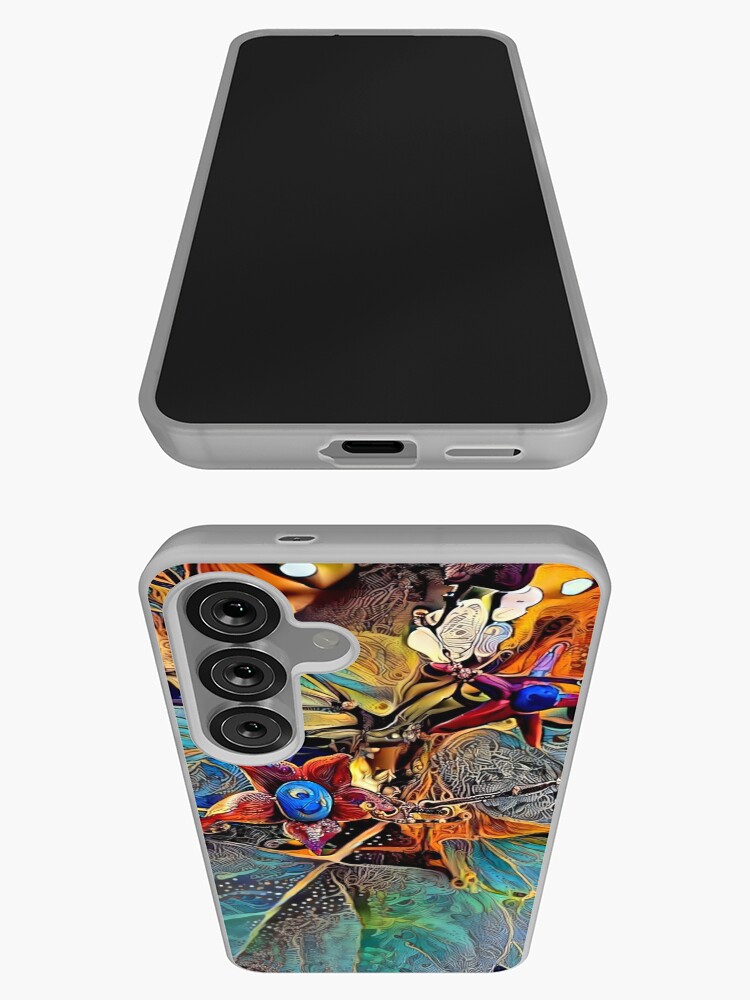 Thumbnail 3 of 4, Samsung Galaxy Phone Case, Extraterrestrial Plants designed and sold by ApeMods.