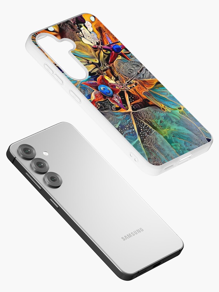 Thumbnail 2 of 4, Samsung Galaxy Phone Case, Extraterrestrial Plants designed and sold by ApeMods.