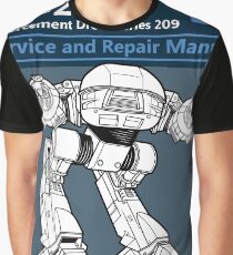 ED-209 Service and Repair Manual Graphic T-Shirt