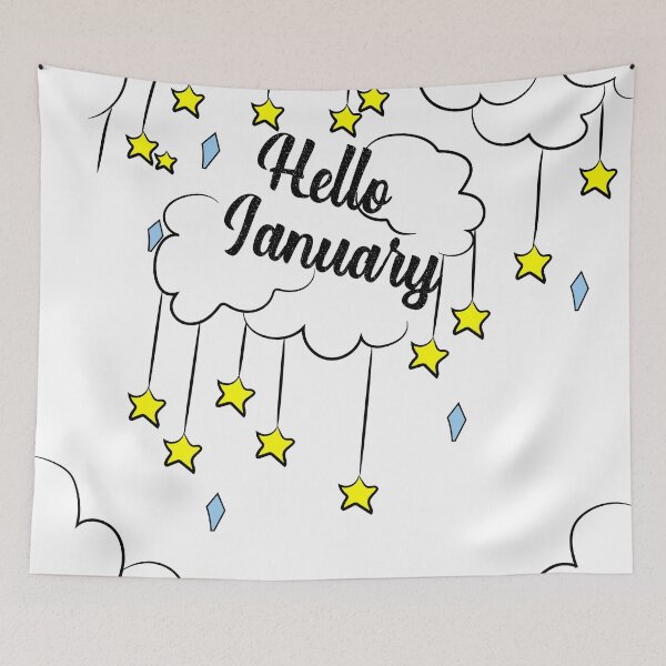Item preview, Hello January designed and sold by zoughlal.