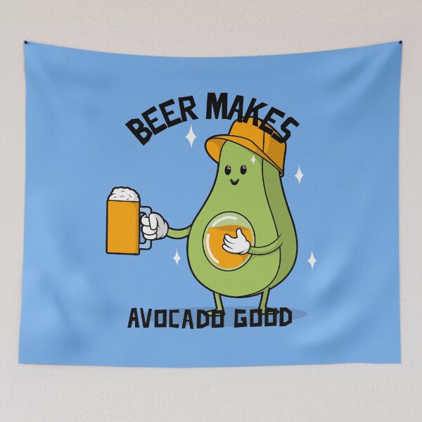 Item preview, Beer Makes Avocado Good. Awesome. designed and sold by shirtdan.