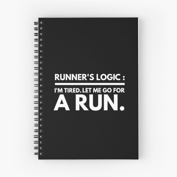 Item preview, Runner Logic : Let Me Go For A Run - Funny Motivational Marathon Running Design. designed and sold by WolfSpiritCo.
