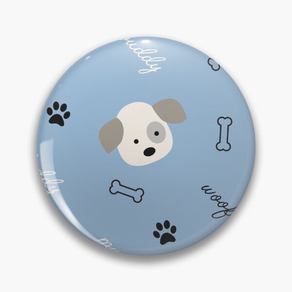 Item preview, Dog in blue background designed and sold by flamendes.