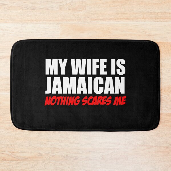 Item preview, Wife Is Jamaican Nothing Scares Me designed and sold by jaycartoonist.