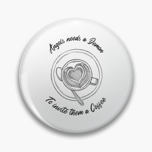 Item preview, Angels needs a Demon to Invite them a Coffee designed and sold by Kaos Urbanwear.