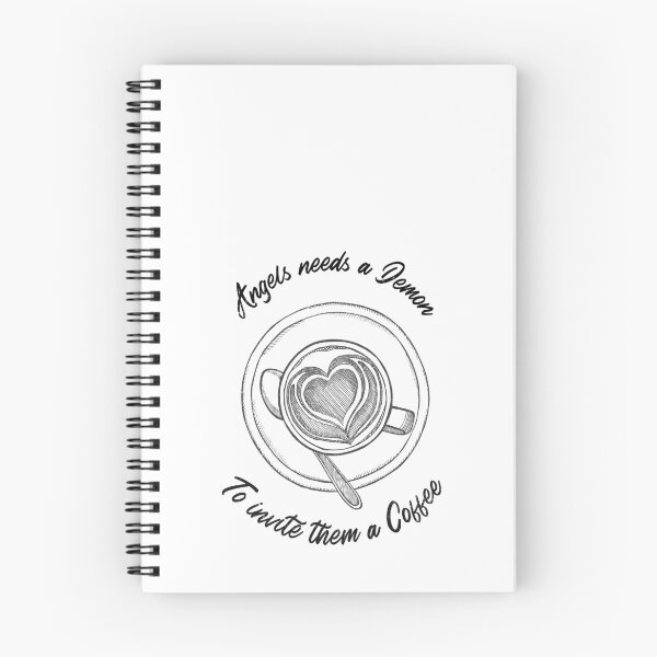 Item preview, Angels needs a Demon to Invite them a Coffee designed and sold by Kaos Urbanwear.