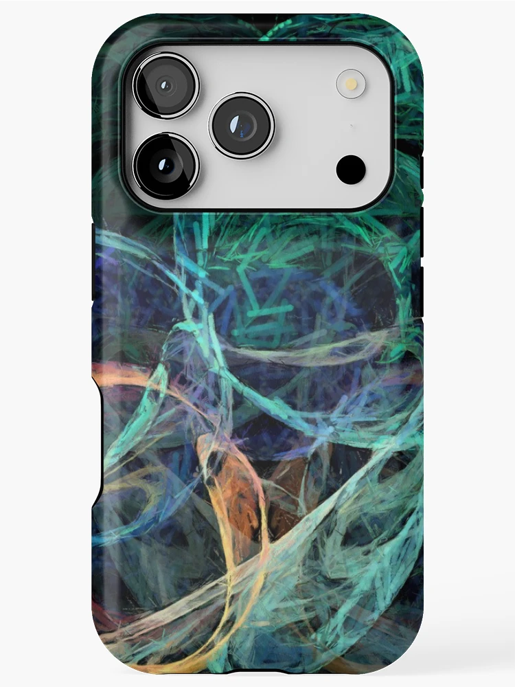 Thumbnail 1 of 4, iPhone Case, Cosmic Rings II designed and sold by Valda Hilley.