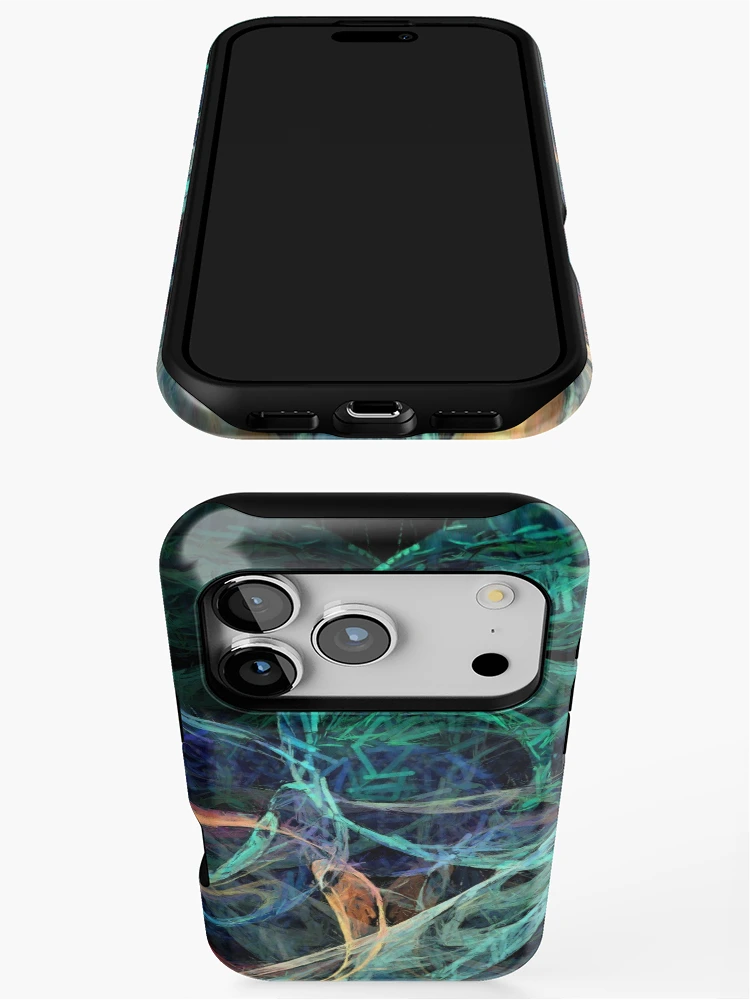Thumbnail 3 of 4, iPhone Case, Cosmic Rings II designed and sold by Valda Hilley.