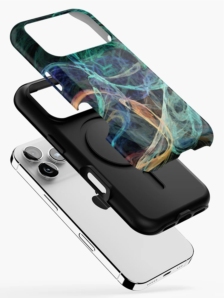 Thumbnail 2 of 4, iPhone Case, Cosmic Rings II designed and sold by Valda Hilley.