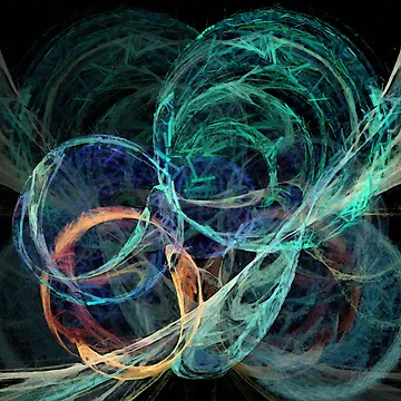 Artwork thumbnail, Cosmic Rings II by Valda Hilley