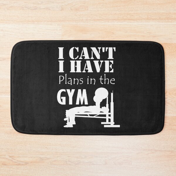 Item preview, I can't i have plans in the gym for men wemen, novelty gifts for adults and teens who enjoy going to the gym and doing workouts designed and sold by Geeks-Design.