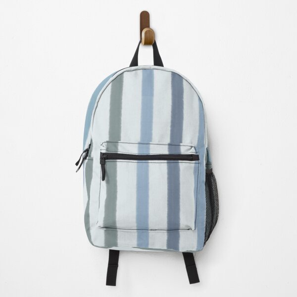 Item preview, blue vertical stripes designed and sold by prismatic paper co.