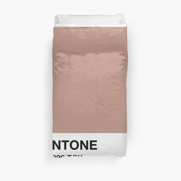 Pantone Café Crème Duvet Cover