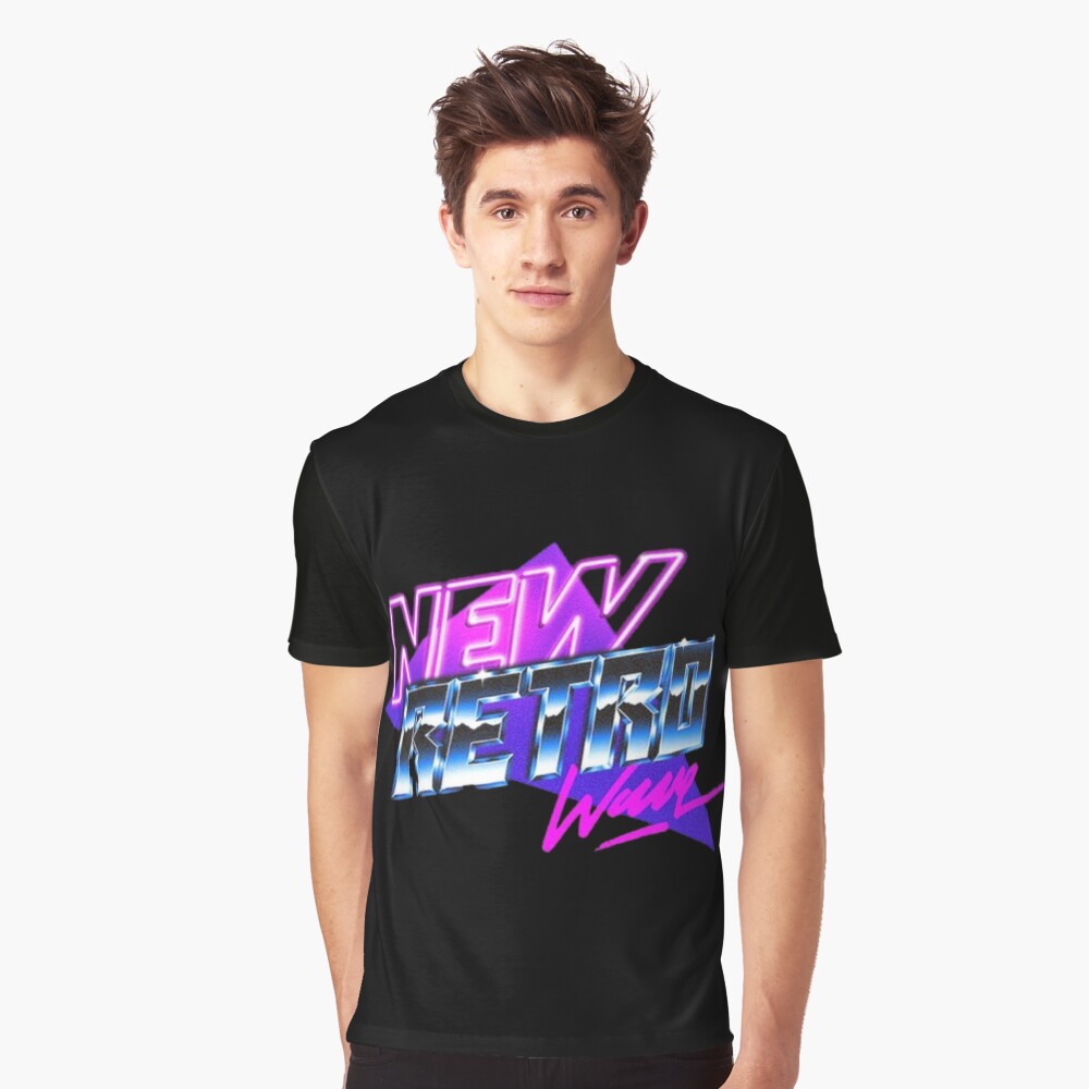 New Retro Wave Graphic T-Shirt