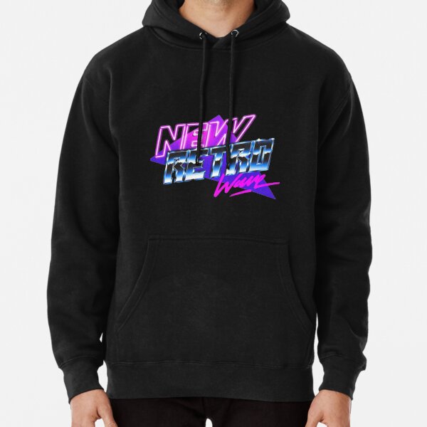 retro wave hoodie