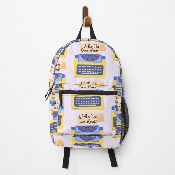 Item preview, Write The Damn Book Yellow Typewriter designed and sold by MandyRosko.