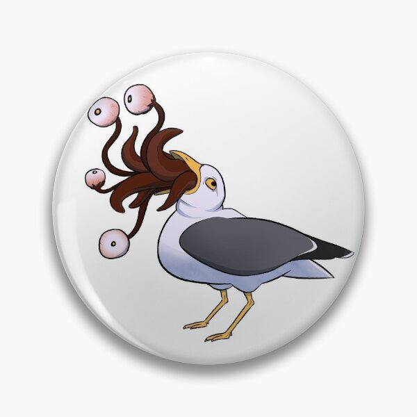 Item preview, Seagull Eating a Starfish(?) designed and sold by AbCatArts.