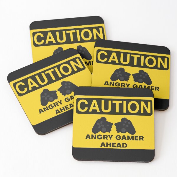 Item preview, CAUTION! ANGRY GAMER AHEAD designed and sold by AlexRinzler.