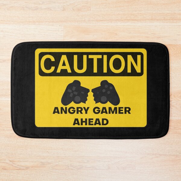 Item preview, CAUTION! ANGRY GAMER AHEAD designed and sold by AlexRinzler.