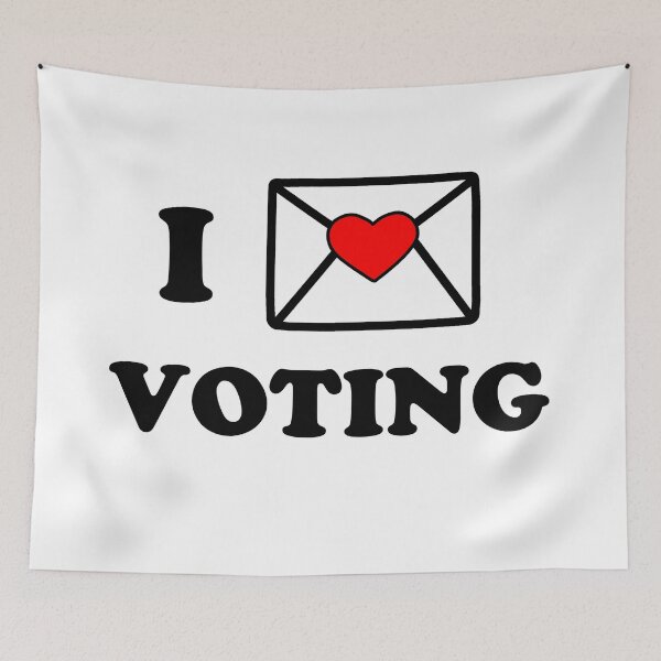 Item preview, I Love Voting (by mail) designed and sold by daynamayday.