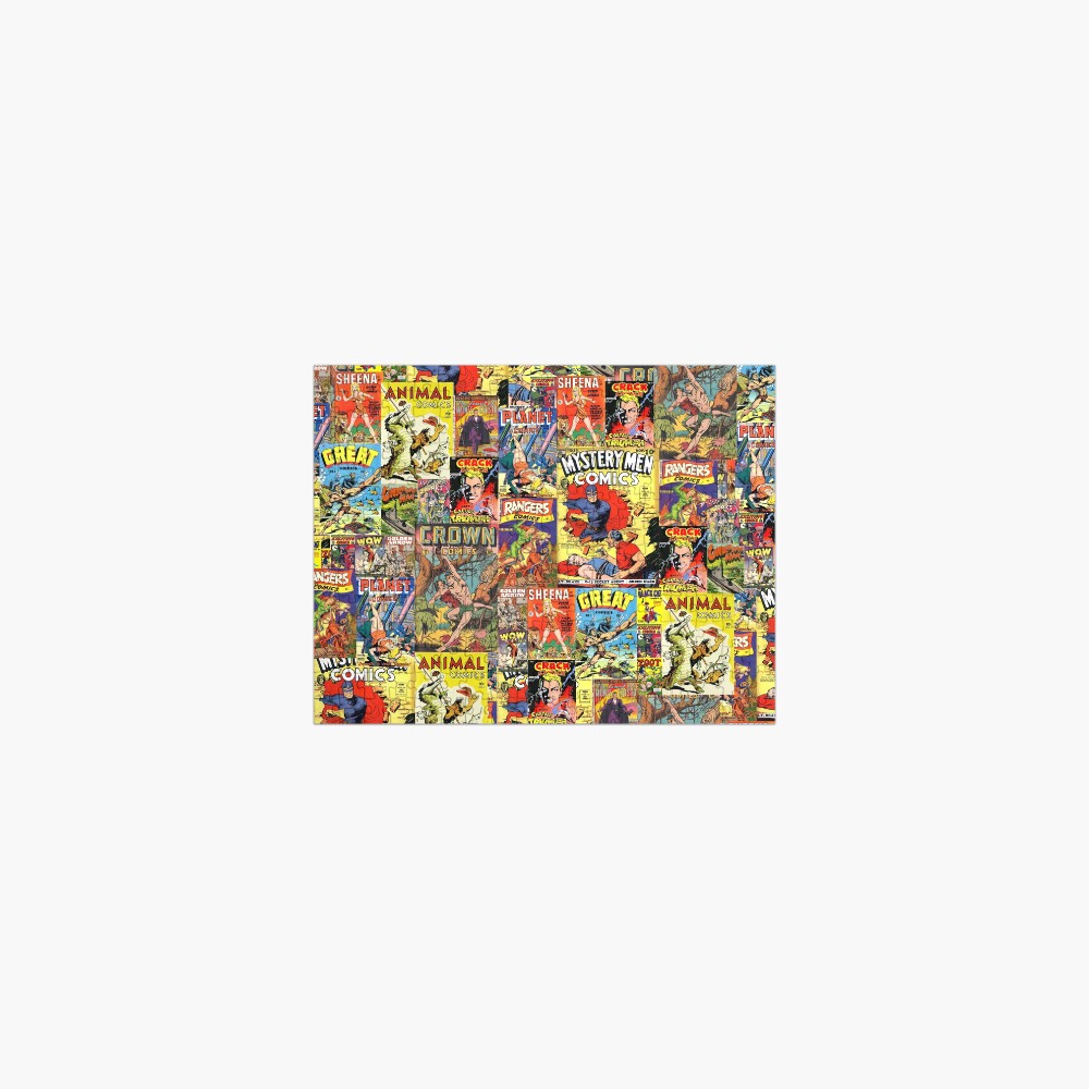 Vintage Comic Covers Jigsaw Puzzle