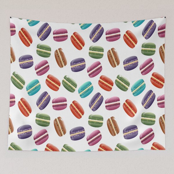 Item preview, Colorful Macarons on White designed and sold by AlteredAtelier.