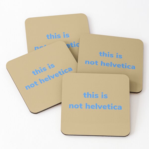 Item preview, This is Not Helvetica Classic T-Shirt designed and sold by Swooncake Press.