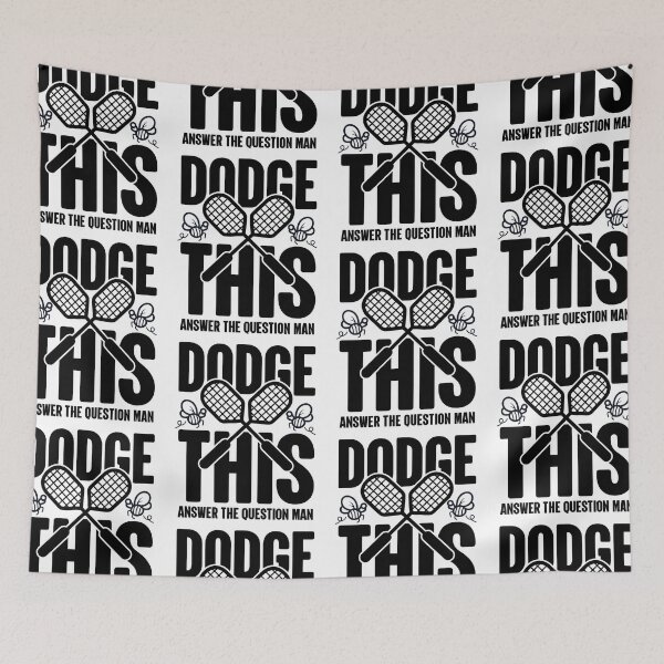 Item preview, Dodge This | Answer The Question Man Amusing Political Debate designed and sold by GravitiTees.