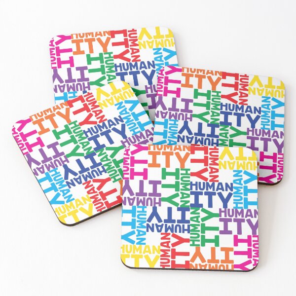 Item preview, Humanity-typographic pattern designed and sold by HeraAndKosmos.