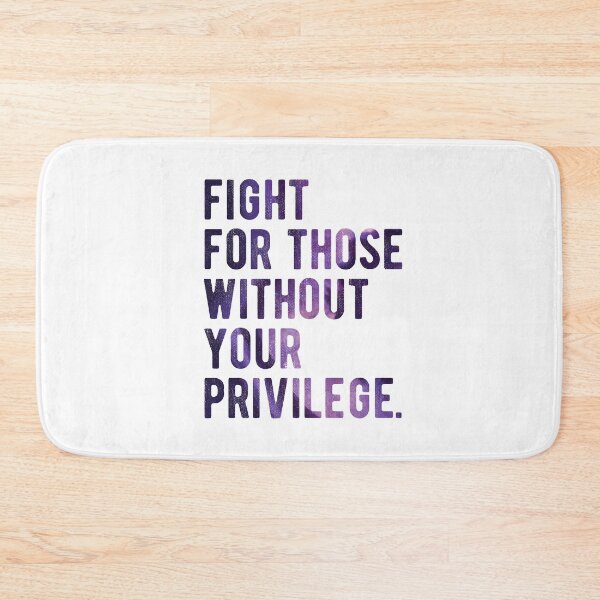 Item preview, Fight for those without your Privilege black  ,hydro, Watercolor designed and sold by CodingForTech.