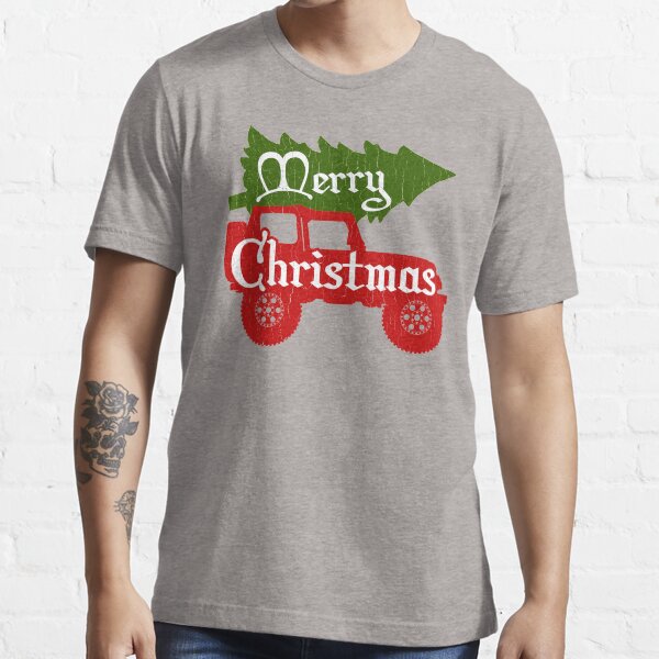 Item preview, Merry Christmas 4x4 (vintage look) designed and sold by ROBOTFACE .