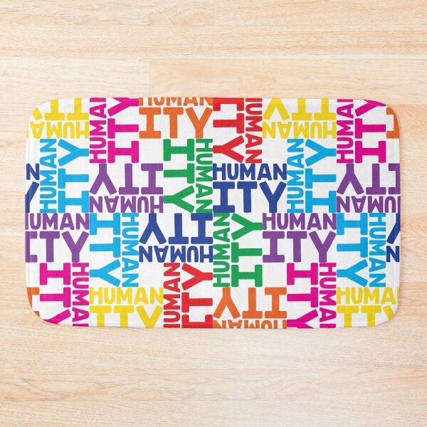 Item preview, Humanity-typographic pattern designed and sold by HeraAndKosmos.