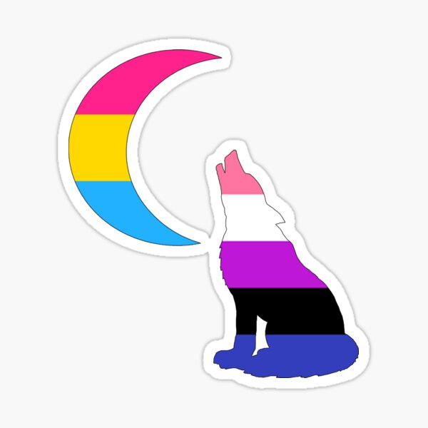 Pansexual Genderfluid Pride Unicorns Sticker By Shaneisadragon Redbubble