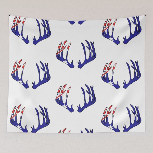 Item preview, Deer Antlers Australia flag hunting hunter  designed and sold by ButterflyX.