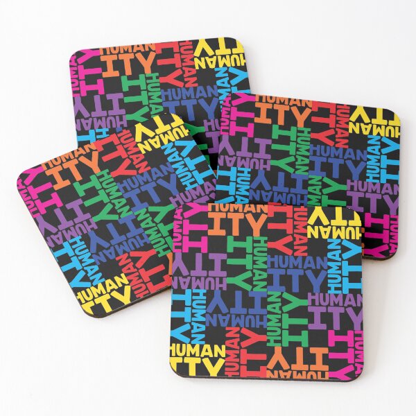 Item preview, Humanity-typographic pattern designed and sold by HeraAndKosmos.