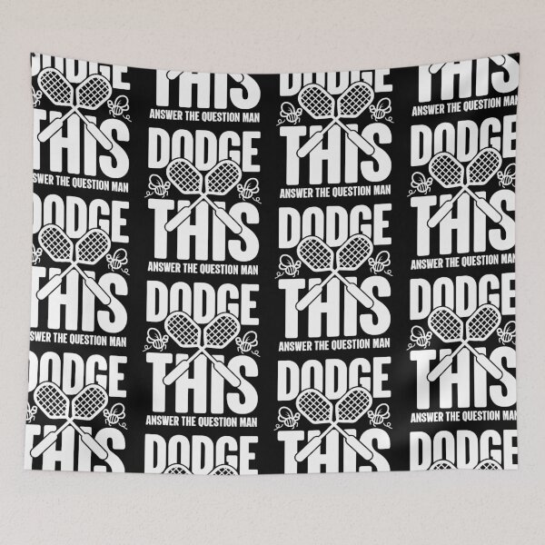 Item preview, Dodge This | Answer The Question Man Funny Political Debate designed and sold by GravitiTees.