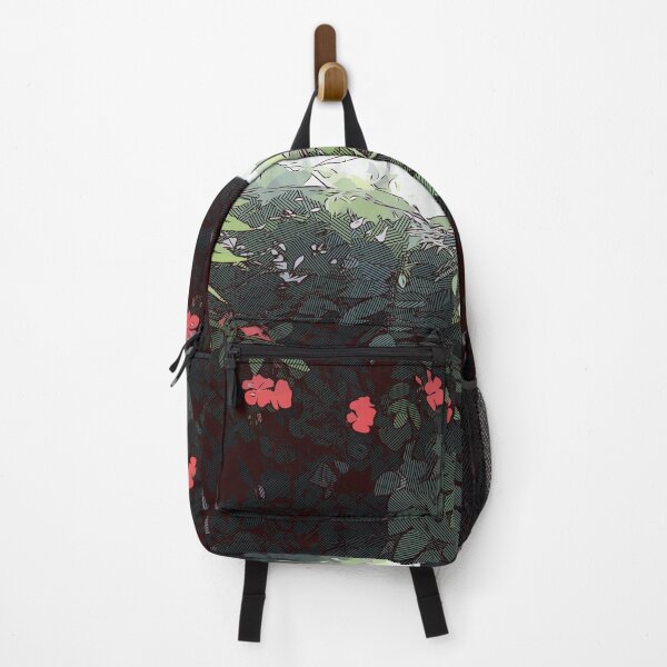 Item preview, Red Flowers in green designed and sold by Bless-Up-Store.