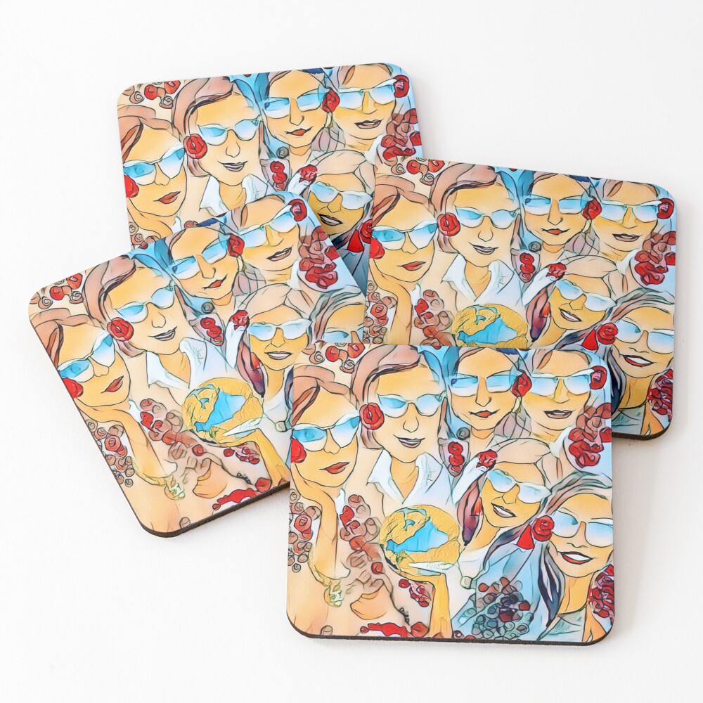 Item preview, Coasters (Set of 4) designed and sold by Rommelrico.