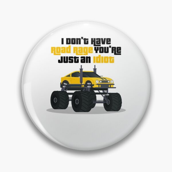 Item preview, It's Not Road Rage You're Just An Idiot Trucker Driving Design designed and sold by Njkfla.