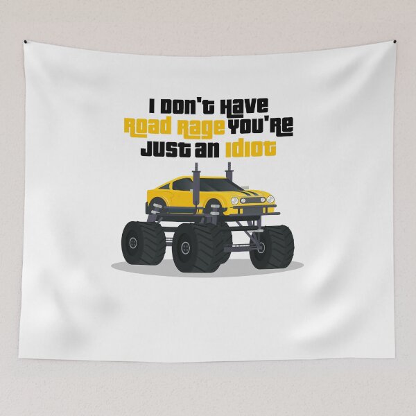 Item preview, It's Not Road Rage You're Just An Idiot Trucker Driving Design designed and sold by Njkfla.