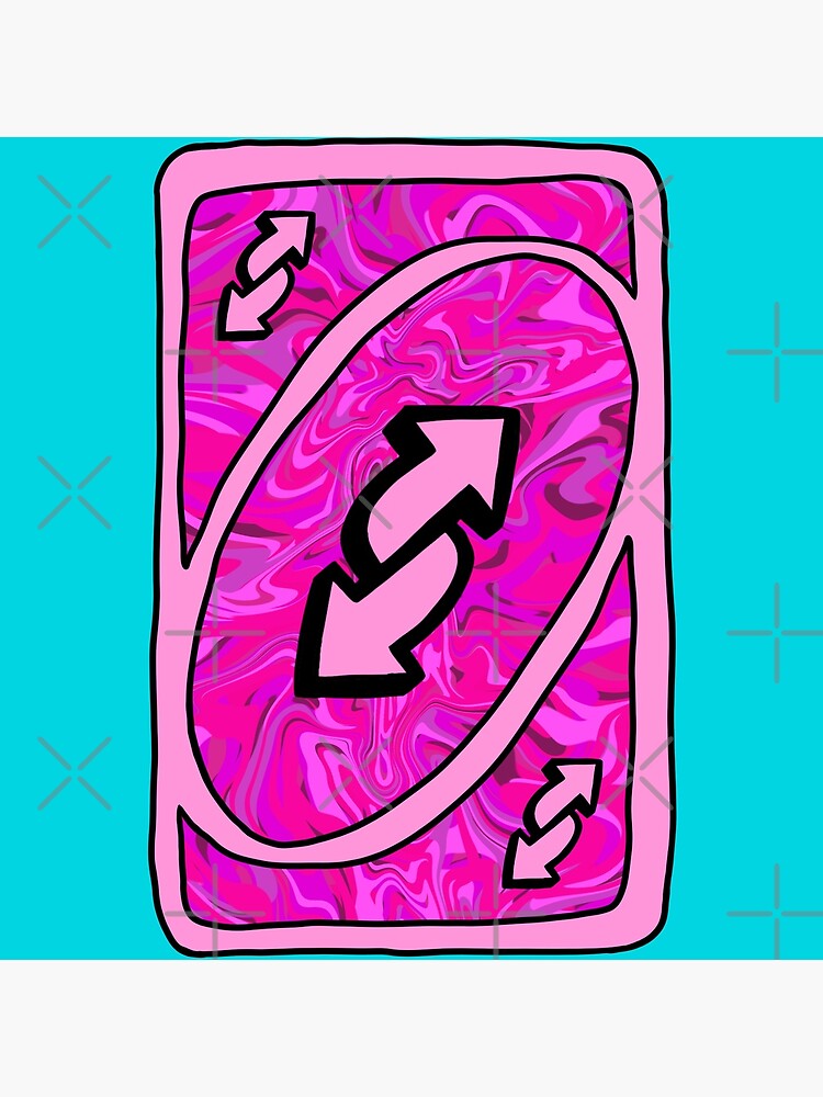 Trippy green Uno reverse card Sticker for Sale by Shred-Lettuce