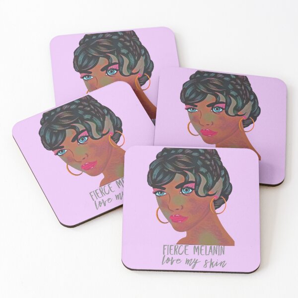 Item preview, Fierce Melanin ... love my skin designed and sold by HamiltonmagicTs.