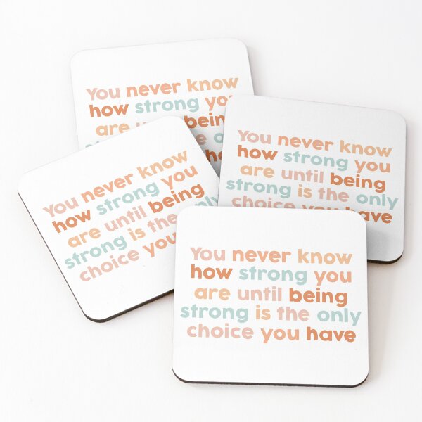 Item preview, You never know how strong you are designed and sold by kaylenbusch.