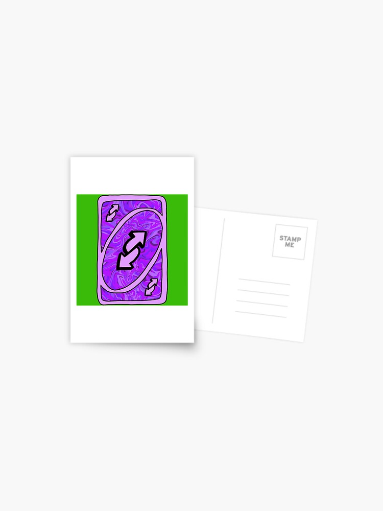 Pastel Purple Uno Reverse Card Sticker for Sale by PeacePlanet