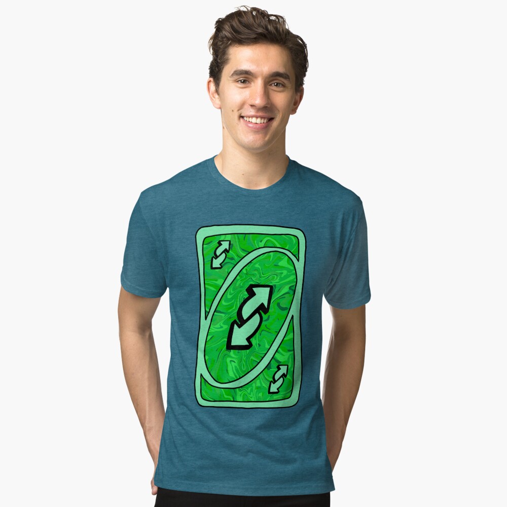 Trippy green Uno reverse card Sticker for Sale by Shred-Lettuce