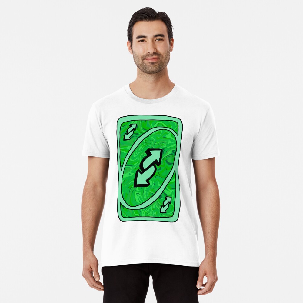 Trippy green Uno reverse card Sticker for Sale by Shred-Lettuce